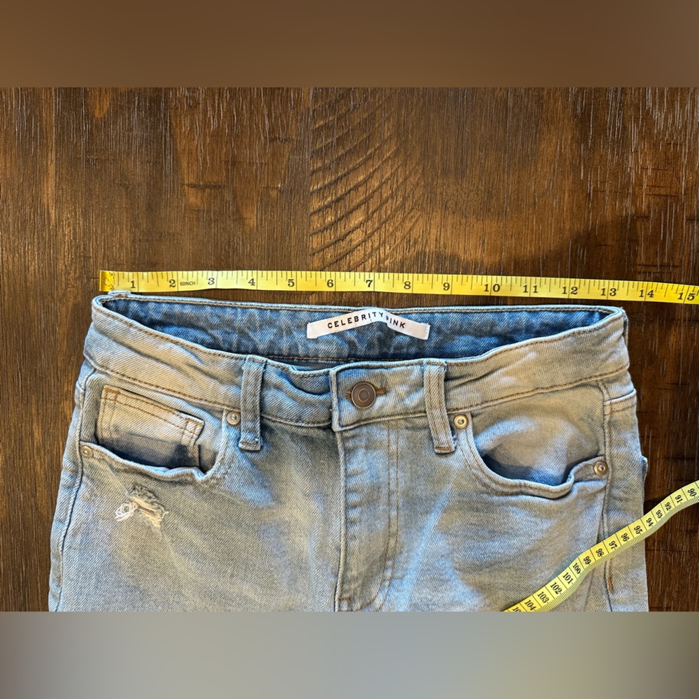 Two-Tone patchwork Straight Leg Jeans - image 5